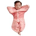GROWNSY Swaddle Sleep Sack 3-6 Months, Starfish Design Baby Swaddle Sack, Dual-Zipper for Easy Diaper Changes, Proper Hip Development &amp; Openable Foot Button, 12-20lbs, Pink