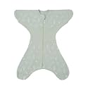 GROWNSY Swaddle Sleep Sack 3-6 Months, Starfish Design Baby Swaddle Sack, Dual-Zipper for Easy Diaper Changes, Proper Hip Development &amp; Openable Foot Button, 12-20lbs, Green