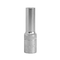 GROZ Hex Deep Socket 1/4" Drive, 11mm CrV Steel, 3x Performance, | DIN 3120 Standards, Super Grip | SKT/H/1-4/11D/UG