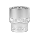 GROZ Hex Socket 1/2" Drive, 9mm CrV Steel, 3x Performance, | DIN 3120 Standards, Super Grip | SKT/H/1-2/9/UG
