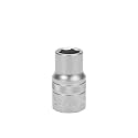 GROZ Hex Socket 1/2" Drive, 19mm CrV Steel, 3x Performance, | DIN 3120 Standards, Super Grip | SKT/H/1-2/29/UG