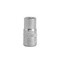 GROZ Hex Socket 1/4" Drive, 4mm CrV Steel, 3x Performance, | DIN 3120 Standards, Super Grip | SKT/H/1-4/4/UG
