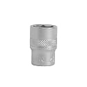 GROZ Hex Socket 3/8" Drive, 14mm CrV Steel, 3x Performance, | DIN 3120 Standards, Super Grip | SKT/H/3-8/14/UG