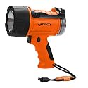 Groz Long Distance Torch Rechargeable - 400m Range, High Power | Rechargeable Torch 7W (LED) | Torch with SOS Mode | IP67 Waterproof Torch | CE, RoHS &amp; CREE Certified | Emergency Torch | LED/402