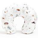 GRSSDER Nursing Pillow Cover Stretchy Minky Removable Nursing Covers for Breastfeeding Pillows, Ultra Soft Comfortable Slipcover for Boy and Girls, Jungle Animals