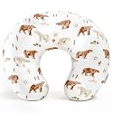 GRSSDER Nursing Pillow Cover Stretchy Minky Removable Nursing Covers for Breastfeeding Pillows, Ultra Soft Comfortable Slipcover for Boy and Girls, Sunny Bear