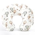 GRSSDER Nursing Pillow Cover Stretchy Minky Removable Nursing Covers for Breastfeeding Pillows, Ultra Soft Comfortable Slipcover for Boy and Girls, Balloon