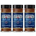 Grub Kicker Fish Taco Seasoning Baja Blend - 3 oz Bottle - Taco Seasoning Mix Spice for Seafood, Shrimp, and Tex Mex Dishes - Use to Season Fish Tacos, Burritos, and Mexican Food - 3 Pack
