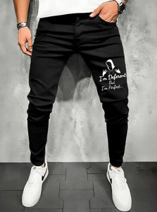 Gruff Slim Men Black Jeans