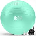 Gruper Yoga Ball, Extra Thick Non Slip Exercise Ball, 4 Sizes