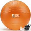 Gruper Yoga Ball, Extra Thick Non Slip Exercise Ball, 4 Sizes