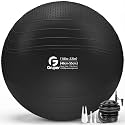 Gruper Yoga Ball, Extra Thick Non Slip Exercise Ball, 4 Sizes