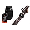 Gruv Gear Fret Wrap & Guitar Mute Pro, Fretwrap for Acoustic, Electric & Bass | String Dampener Recording, Tapping & Practice Accessory (1 Pack, Large Black, Fits 6 String Bass, 8 String Guitar)