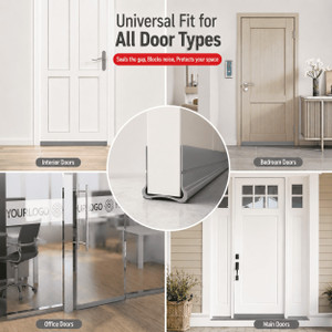 gsaintly double sided door draft stopper grey9300 mm
