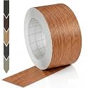 GSCIT Club Red Oak Tape, 2.3 inch X 15ft Self Adhesive Wood Grain Tape Red Oak Repair Patch for Tables, Chairs, Baseboards, Doors, Windows, Floors, Handicraft DIY.