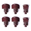 GSE Set of 6 Heavy-Duty PU Leather Pool Table Pockets, Multi-Colors/Styles