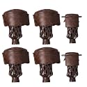 GSE Set of 6 Heavy-Duty PU Leather Pool Table Pockets, Multi-Colors/Styles