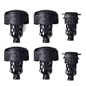 GSE Set of 6 Heavy-Duty PU Leather Pool Table Pockets, Multi-Colors/Styles