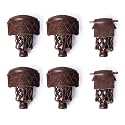 GSE Set of 6 Heavy-Duty PU Leather Pool Table Pockets, Multi-Colors/Styles