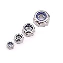 GSK Cut® Nylock Hex Self Locking Nut Assortment Kit, Nylon Inserted Nuts | Corrossion Resistant Stainless Steel, Self Clinching