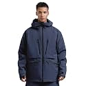 GSOU SNOW Snowboard Jacket Mens Womens Ski Jacket Baggy Snow Hoodie Coat
