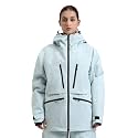 GSOU SNOW Snowboard Jacket Mens Womens Ski Jacket Baggy Snow Hoodie Coat