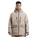 GSOU SNOW Snowboard Jacket Mens Womens Ski Jacket Baggy Snow Hoodie Coat