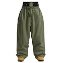 GSOU SNOW Womens Mens Snow Pants Baggy Snowboard Ski Pants Wateproof Warm
