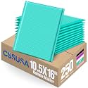 GSSUSA Large Bubble Mailers 10.5x16 Inch 250 Pack Teal Padded Envelopes, Strong Adhesion Bubble Mailer Self-Seal Bubble Envelopes for Mailing Clothes,Magazines