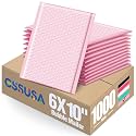 GSSUSA Light Pink Bubble Mailers 6x10 Small Padded Envelopes 1000 Pack