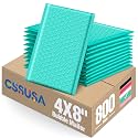 GSSUSA Teal Bubble Mailers 4x8" 800 Pack Padded Envelopes Self Seal