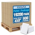 GSSUSA White Bubble Mailers 4x8 Padded Envelopes 19200 Pack, 1Pallet