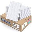 GSSUSA White Bubble Mailers 4x8 Small Padded Envelopes 800Pack