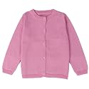 GSVIBK Baby Girls Boys Cotton Cardigan Long Sleeve Kid Button Sweater Girl Crew Neck Cardigans Uniform Sweater