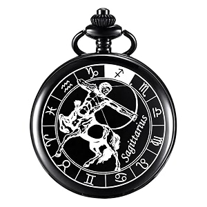 zodiac sign pocket watch bike key chain with key ring men amp woman gift key chain