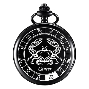 zodiac sign pocket watch bike key chain with key ring men amp woman gift key chain