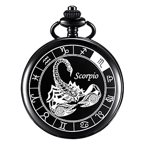 zodiac sign pocket watch bike key chain with key ring men amp woman gift key chain