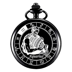 zodiac sign pocket watch bike key chain with key ring men amp woman gift key chain