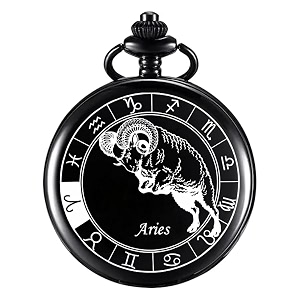 zodiac sign pocket watch bike key chain with key ring men amp woman gift key chain