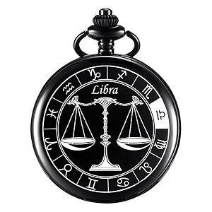 zodiac sign pocket watch bike key chain with key ring men amp woman gift key chain