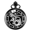 Zodiac Sign Pocket Watch Bike Key Chain with Key Ring Men &amp; Woman Gift Key Chain