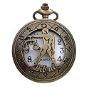 Zodiac Sign Pocket Watch Bike Key Chain with Key Ring Men &amp; Woman Gift Key Chain
