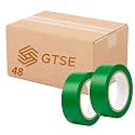 GTSE 1 inch x 108 ft Green PVC Vinyl Floor Tape, 48 Rolls, Safety Marking Tape, 6 mil Thick, Suitable for Dance Floors, Gyms, Warehouses, Sports Facilities