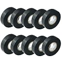 GTSE - Black Electrical Tape 10 Rolls, 3/4in x 66ft, UL/CSA Listed