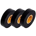 GTSE - Black Electrical Tape 3 Rolls ¾in x 66ft, UL/CSA Listed