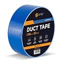 GTSE Blue Duct Tape, 2 in x 55 yd (164 ft), Heavy Duty Waterproof Repair