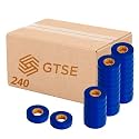 GTSE Blue Electrical Tape, 240 Rolls Bulk Box – Waterproof, Industrial Grade Vinyl, 3/4 in x 66ft– Strong Self-Adhesive PVC Electric Tape for Wire Insulation, 7 Mil, 600V – UL/CSA Listed
