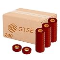 GTSE Brown Electrical Tape, 240 Rolls Bulk Box – Waterproof, Industrial Grade Vinyl, 3/4 in x 66ft– Strong Self-Adhesive PVC Electric Tape for Wire Insulation, 7 Mil, 600V – UL/CSA Listed