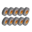 GTSE - Gray Electrical Tape 10 Rolls, 3/4in x 66ft, UL/CSA Listed