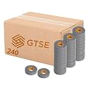 GTSE Gray Electrical Tape, 240 Rolls Bulk Box – Waterproof, Industrial Grade Vinyl, 3/4 in x 66ft– Strong Self-Adhesive Grey PVC Electric Tape for Wire Insulation, 7 Mil, 600V – UL/CSA Listed